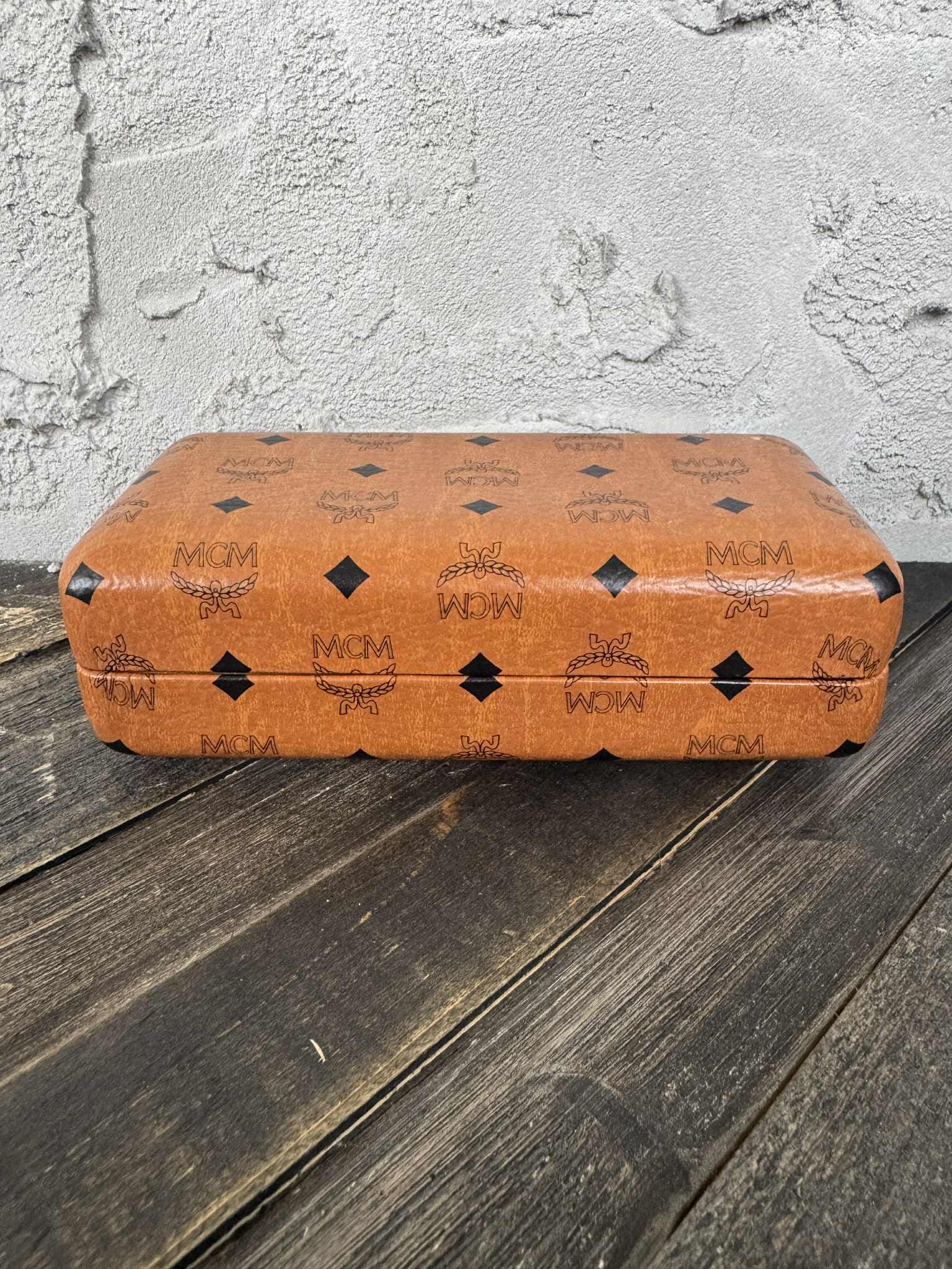 MCM Eyeglass Hard Case Hard Eyeglass Case For Women & Men, Small To Medium Frames  main image 2
