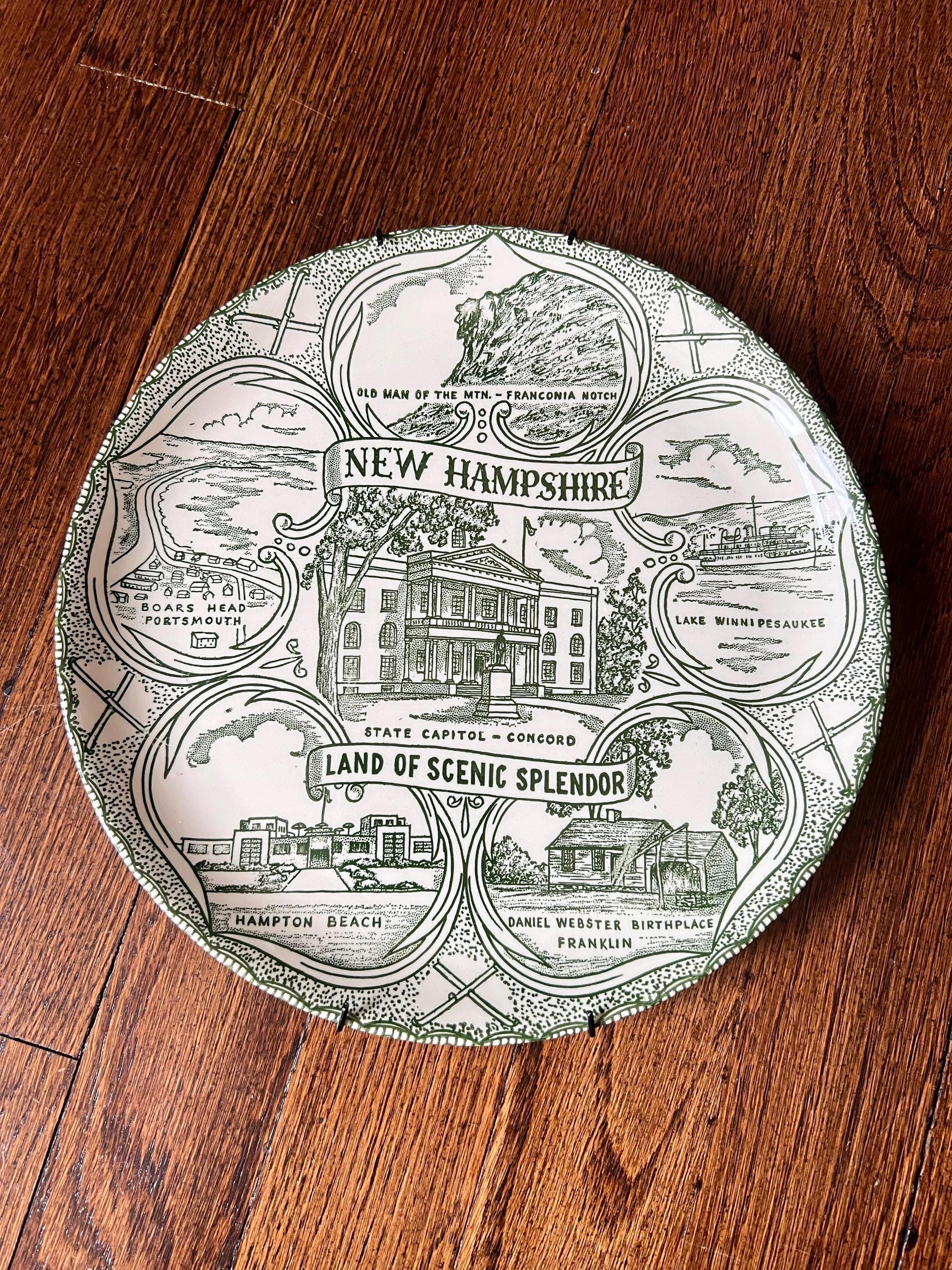 Old Man of the Mountain Souvenir Plates - Etsy