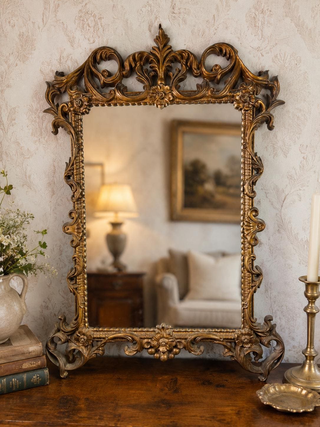 Antique French Mirror - Etsy