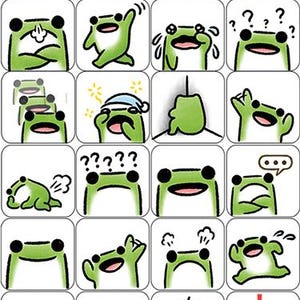 Emotional Frog Stickers - Emotion and Routine Stickers for Journals/Planners - Handmade in USA - Kawaii Stickers - Cute Planner Stickers image 5