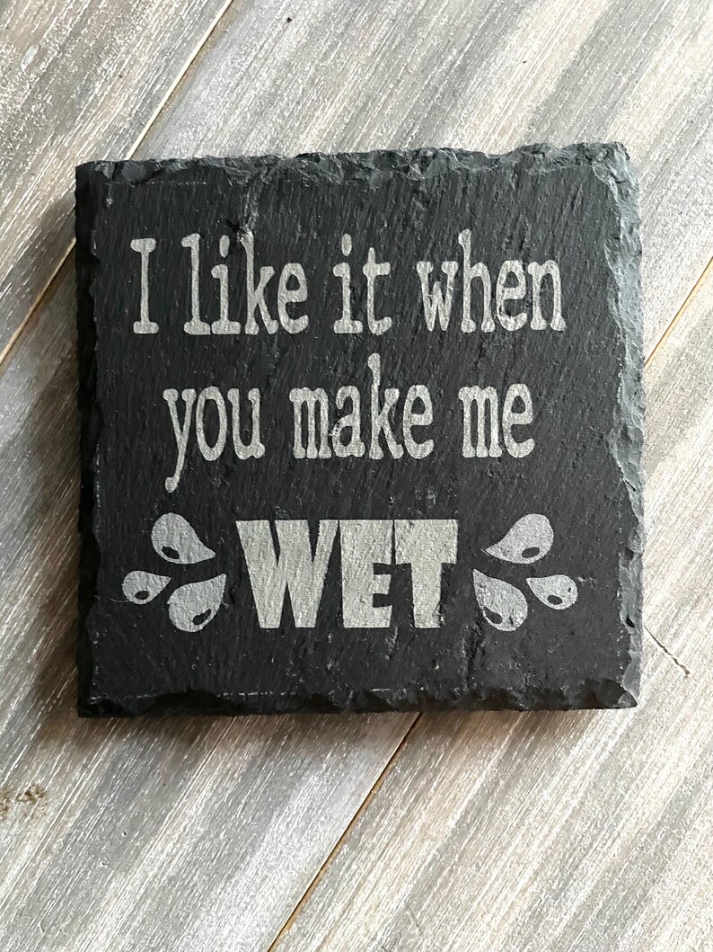 Slate Coaster Rude Rude and Funny Slate Coasters Set #2 - Etsy