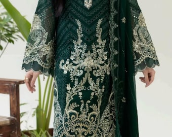 Chiffon Salwar Kameez: Pakistani Wedding Guest Outfit