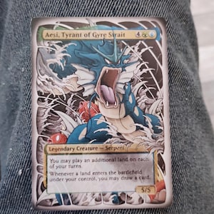 Aesi, Tyrant of Gyre Strait Fan Art Card: Handmade MTG Alter