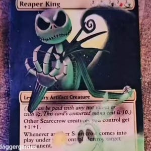 Reaper king...full art alter made by hand upon order
