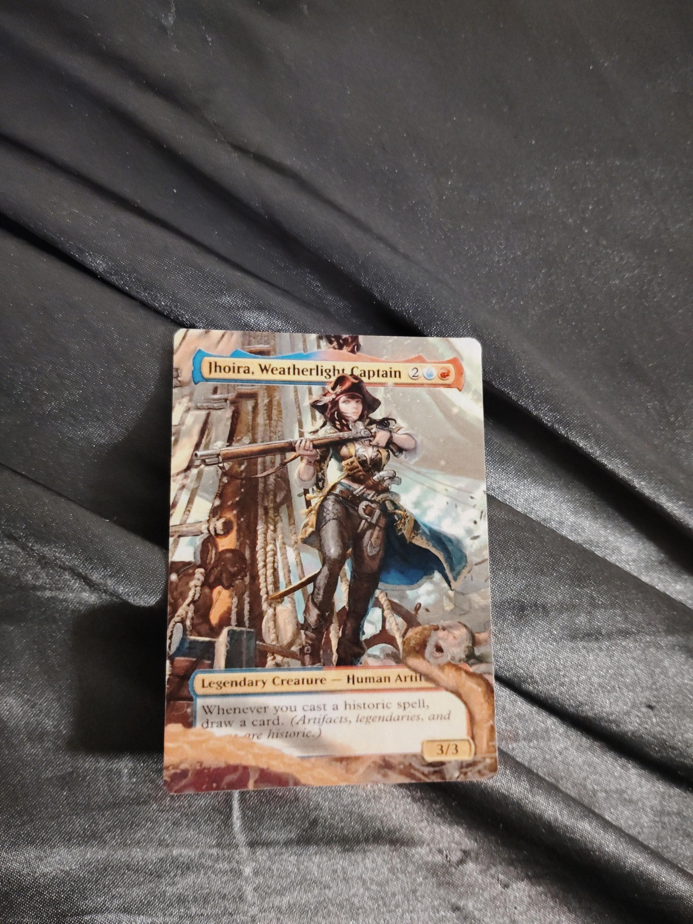 Jhoira, Weatherlight Captain, Full Art Alter Made by Hand Upon