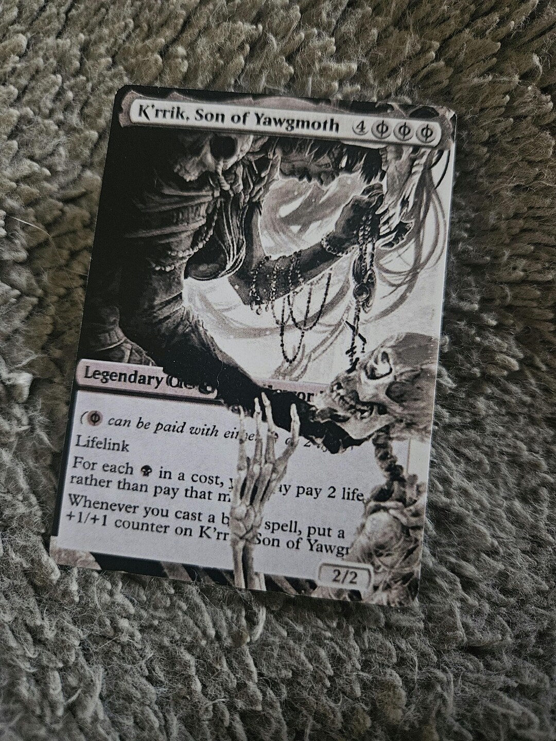 K'rrik, Son of Yawgmoth MTG Altered Art Card - Etsy