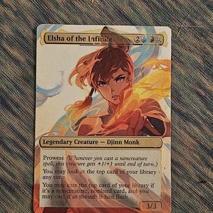 Elsha of the infinite fan art full art alter made by hand upon order