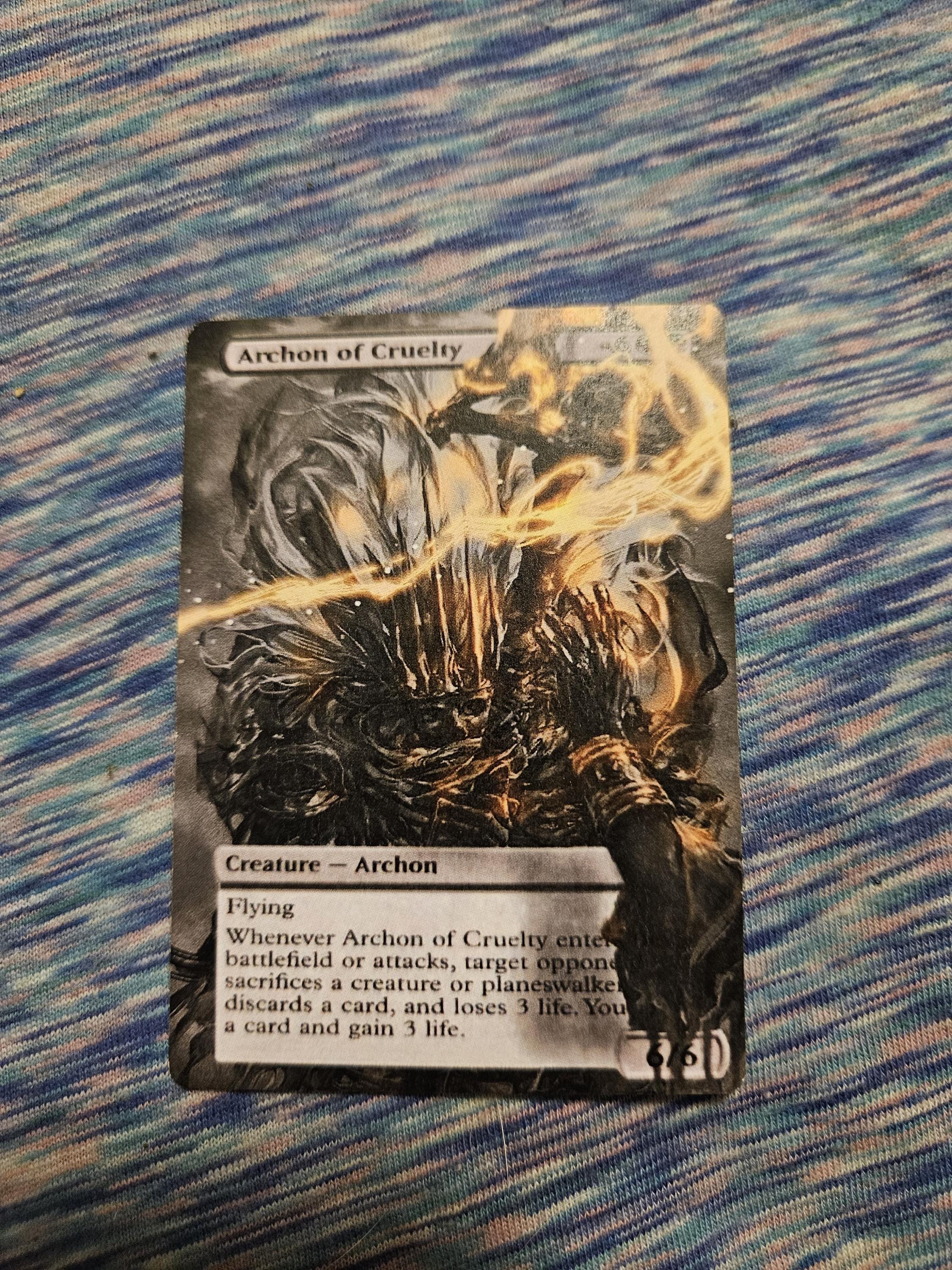 ARCHON OF CRUELTY Fan Art , Full Art Alter Made by Hand Upon Order