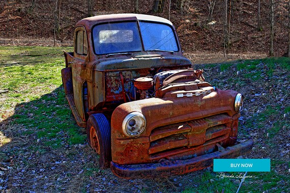 Done Dodge Farmers Kentucky Fine Art Giclee Print on Paper Canvas or Wood by Brenda Salyers by Brenda Salyers