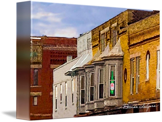 Window on Broadway Winchester Kentucky Fine Art Giclee Print on Paper Canvas or Wood by Brenda Salyers by Brenda Salyers