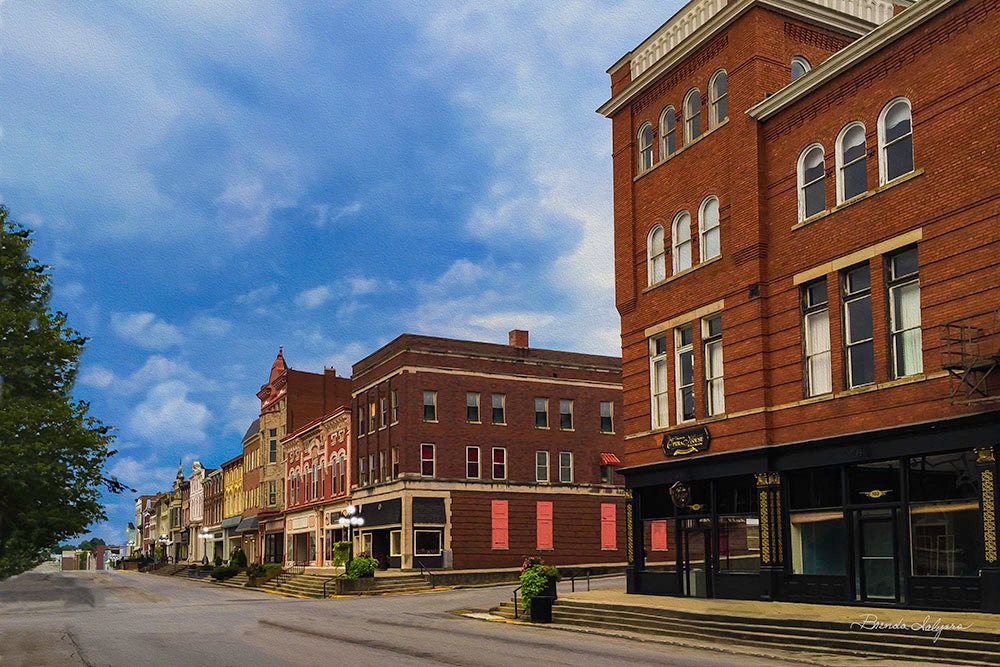 Kentucky Main & Lexington Ave Winchester Print on Etsy