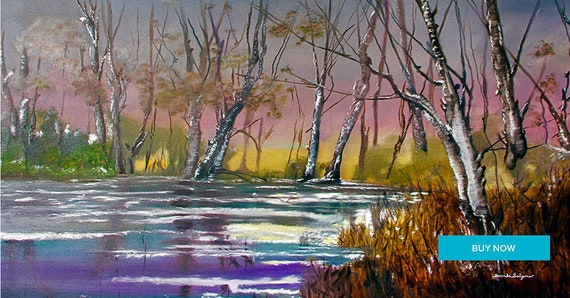 Wintertime N Kentucky Giclee Print on Fine Art Paper Canvas or Wood by Brenda Salyers by Brenda Salyers