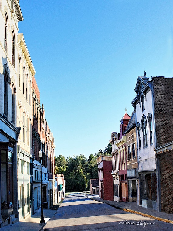 Mt Sterling Kentucky S Maysville St Fine Art Giclee Print on Paper Canvas or Wood by Brenda Salyers by Brenda Salyers