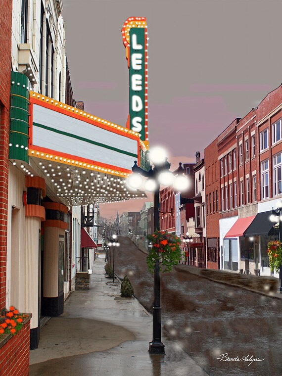 Kentucky Leeds Theater Winchester Fine Art Print on Paper or Etsy