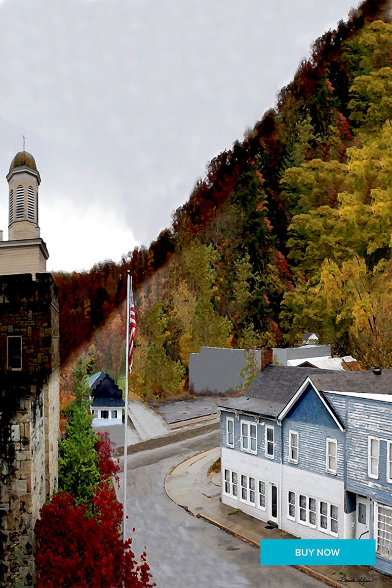 Frenchburg, Kentucky Fine Art Print on Paper Canvas or Wood by Brenda Salyers by Brenda Salyers image 1