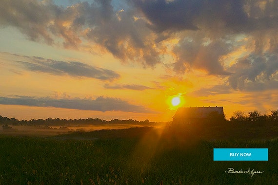 KENTUCKY MORNING Giclee Print on Fine Art Paper Canvas or Wood by Brenda Salyers by Brenda Salyers