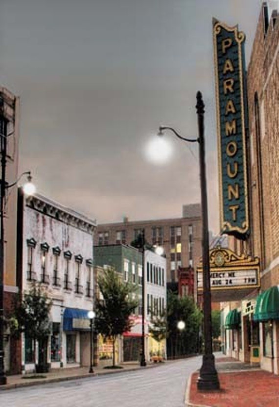 Ashland Kentucky Giclee Print on canvas or Fine Art Paper Canvas or Wood by Brenda Salyers by Brenda Salyers