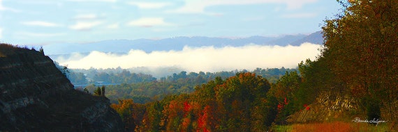Hills of Morehead by Brenda Salyers, Fine Art Giclee Print on Paper Canvas or Wood by Brenda Salyers by Brenda Salyers