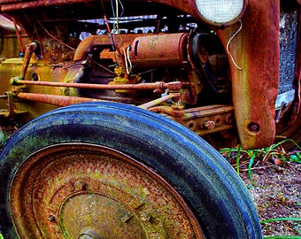 Ford Tractor Parts, Farmers/Morehead Ky, Fine Art Print on Paper Canvas or Wood by Brenda Salyers by Brenda Salyers