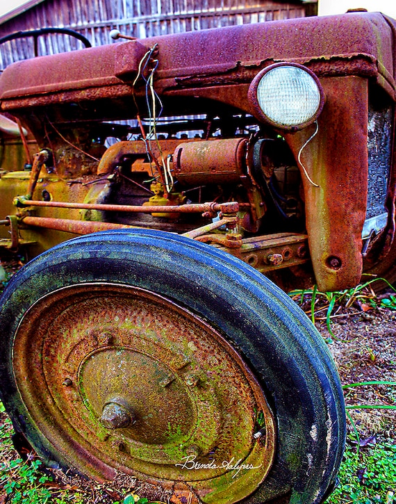 Ford Tractor Parts, Farmers/Morehead Ky, Fine Art Print on Paper Canvas or Wood by Brenda Salyers by Brenda Salyers