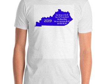 Camiseta Kentucky Go Big Blue Camiseta Unissex de Manga Curta