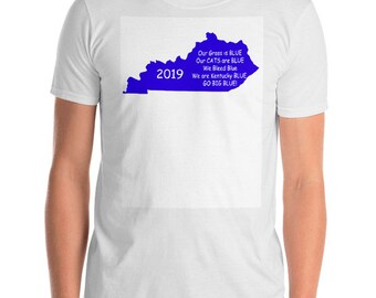 T Shirt Kentucky Go Big Blue Short-Sleeve Unisex T-Shirt