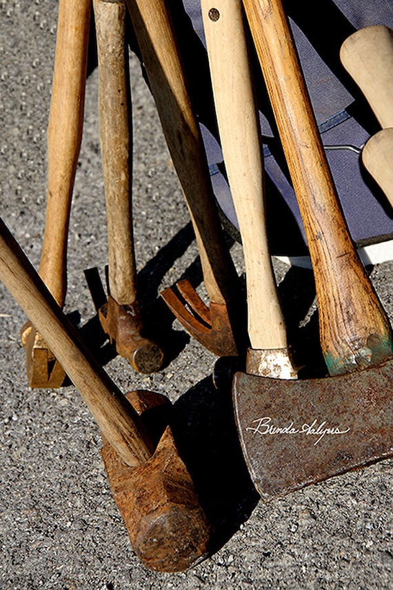 With These Tools Brenda Salyers, Fine Art Print on Paper Canvas or Wood by Brenda Salyers by Brenda Salyers