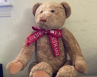 Beautiful Vintage FAO Schwarz Articulated Teddy Bear