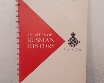 Atlas Book Russian Etsy