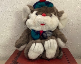 Vintage Scottish Stuffed Christmas Mouse