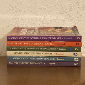 Set of 6 Vintage Mandie Novels by Lois Gladys Leopard-Children's Historical Christian Mystery