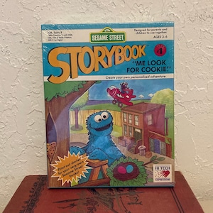 Vintage 1990s Sesame Street Storybook Software-Sealed