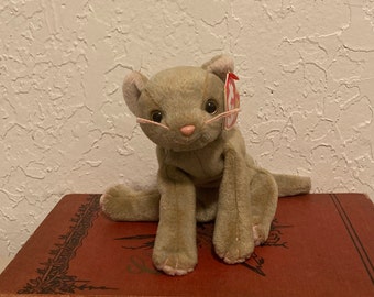 Adorable Vintage Ty Beanie Baby-Scat the Cat