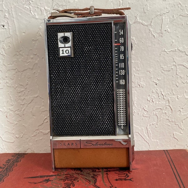 Neat Vintage Sears Silvertone Transistor Radio-Model 5214