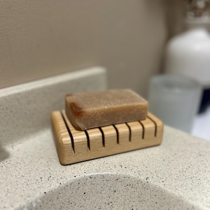 Wood Soap Dish | Soap Tray | Soap Saver | Handmade