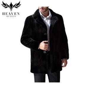 ジャケット・アウター  CHIE SAGA MINK coat 38 Saga MINK With Fox Collar FUR JACKET Great Shape. size Small