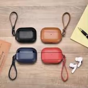 Housse de protection fine en cuir PU pour écouteurs, housse en cuir personnalisée pour Airpod 3