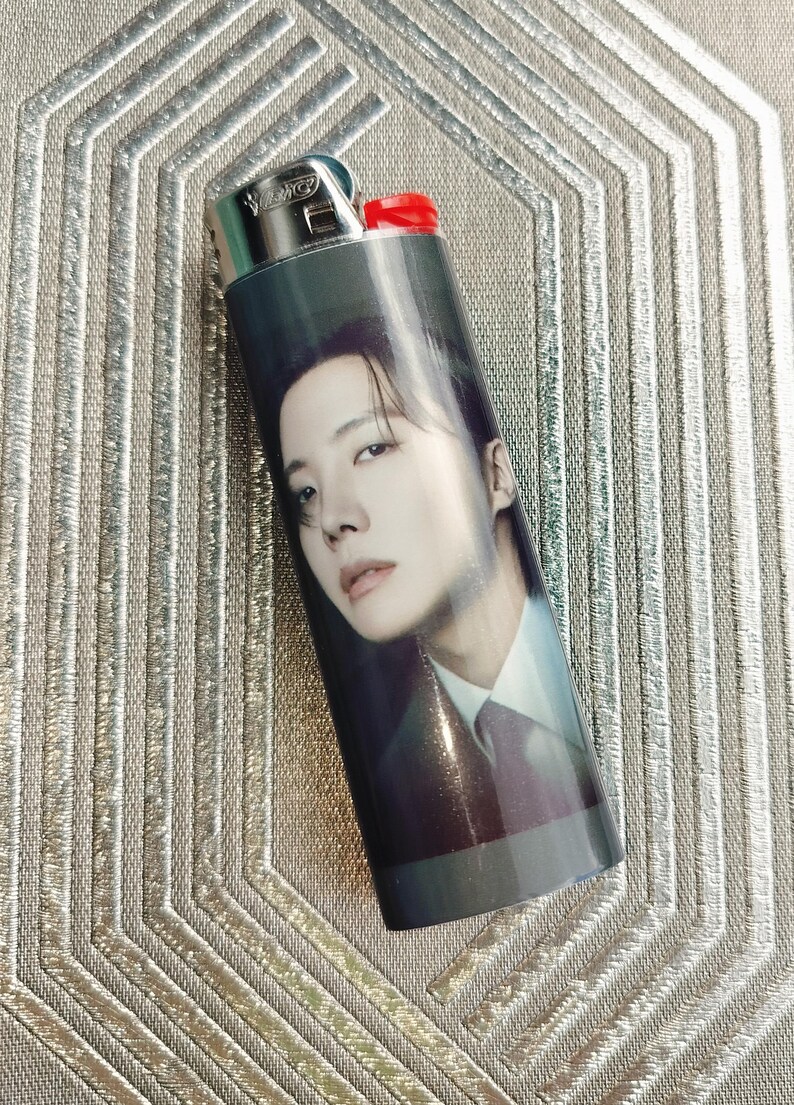 Custom Kpop BTS Inspired Bic Lighter, Laminated | Fan Made Collectible Gift J-Hope