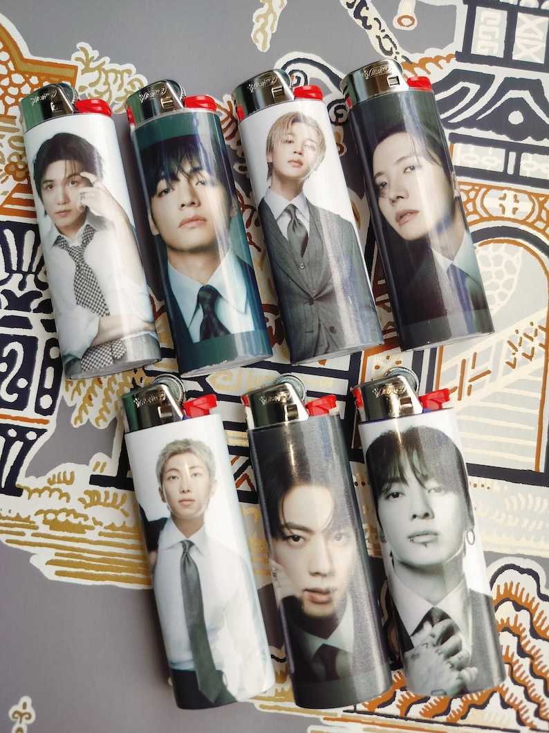 Custom Kpop BTS Inspired Bic Lighter, Laminated | Fan Made Collectible Gift bild 9