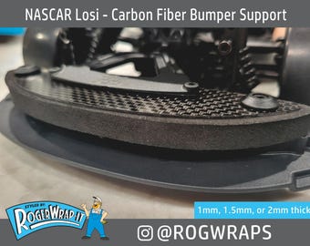 Carbon Fiber Bumper plate for NASCAR Losi 1/12  - Grom Arma