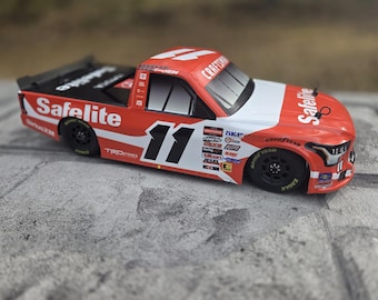 Wrap for NASCAR PROLINE Losi Body - Toyota Tundra  -  Sticker graphics decal wrap kit 1/12 scale - Custom Made to order Designs
