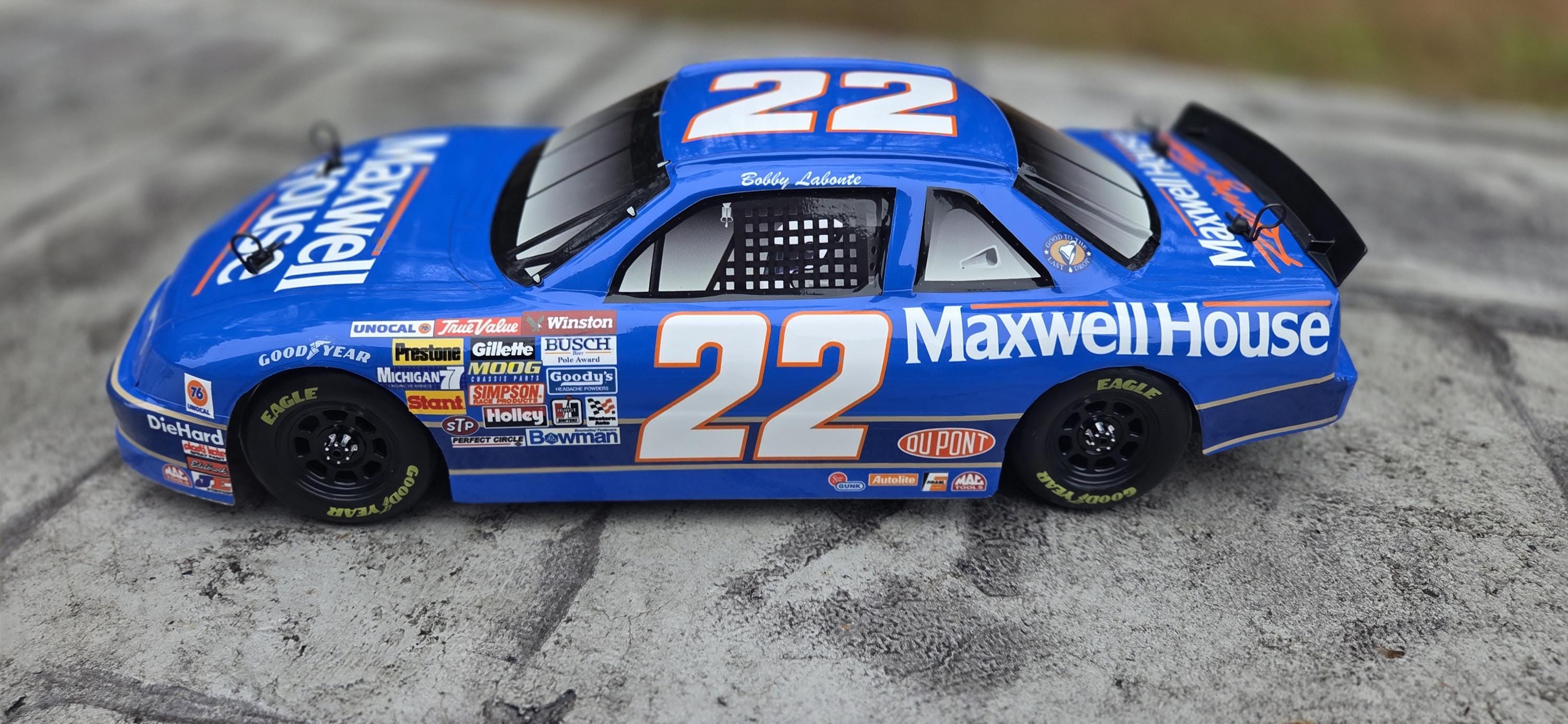 Wrap for NASCAR PROLINE Losi Body - Chevy Lumina - Sticker