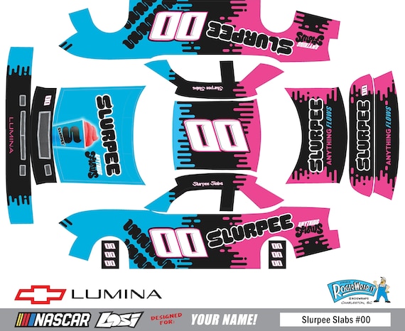Wrap for NASCAR PROLINE Losi Body - Chevy Lumina - Sticker