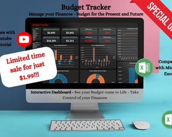 Persönliche Budget-Kalkulationstabelle - Automatisierter Excel-Finance-Tracker