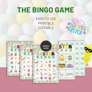 Kids Bingo Game Printable | Fun Educational Activity for Kids | Classroom, Birthday Party, School Game | Instant Download PDF Bingo Cards