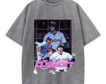 Ernie Clement Acid Wash Tee - American League Champions Y2k Vintage