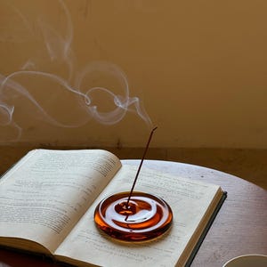 Glass Incense Holder - Etsy