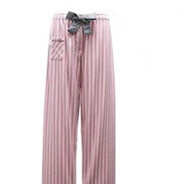 Monogrammed pajama pants- Pink Stripe- Adult