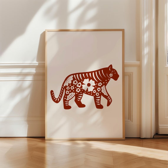 Year of the Tiger Print: Chinese Zodiac Art (Digital Download)