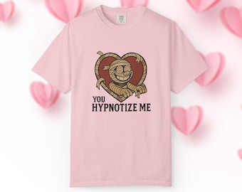 Mummy Shirt - Retro Cartoon Valentines & Halloween Tee, You Hypnotize Me Graphic, Cute Couples Gift, Matching Anniversary Shirt